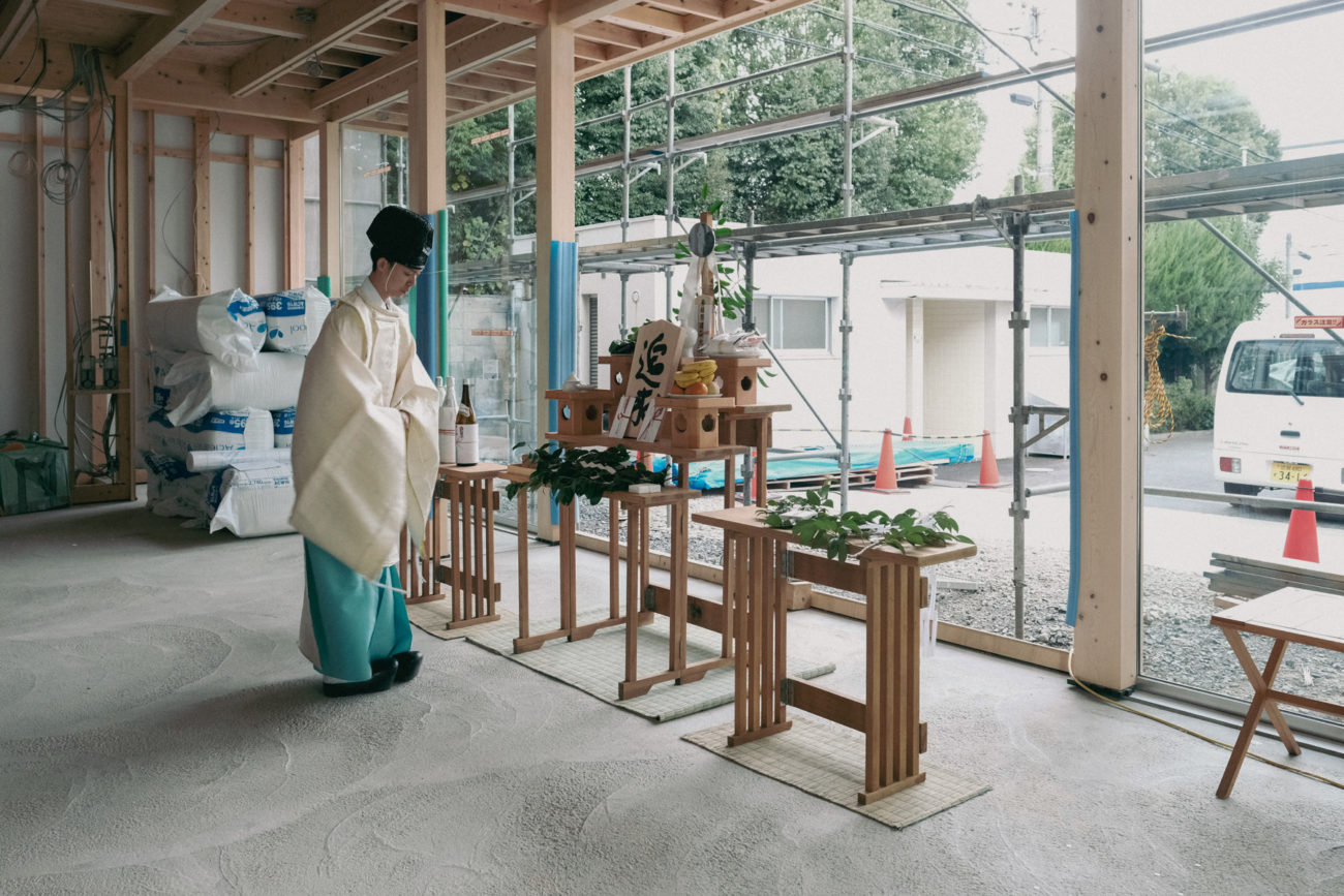 石山のギャラリー　上棟式