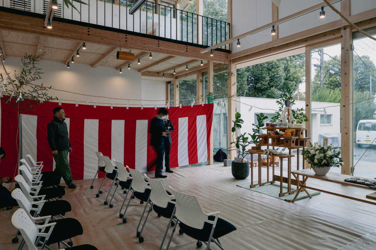 石山のギャラリー　竣工式