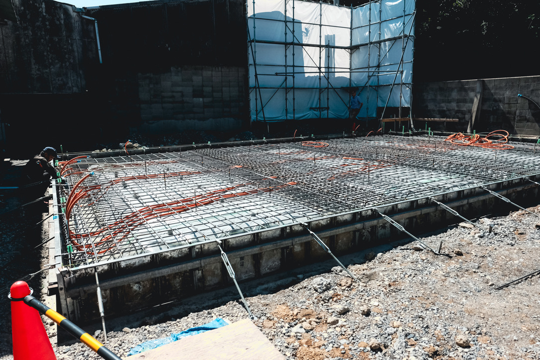 石山のギャラリー　配筋検査